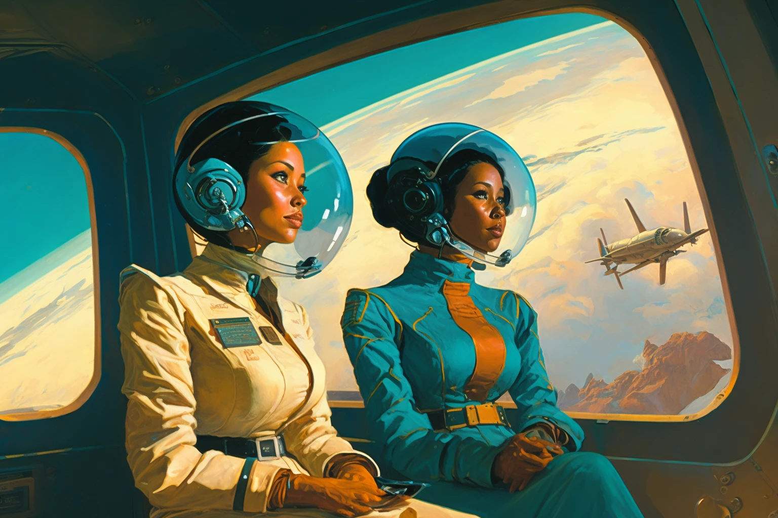 “Mission Call” - image generated
by the author with MidJourney AI