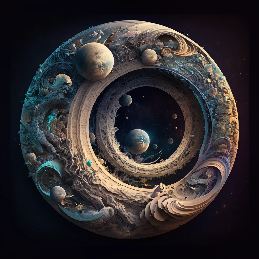 “Eternal Progression” - image generated by the author with MidJourney AI